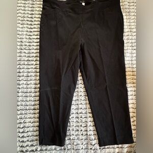 Plus size black dress pants